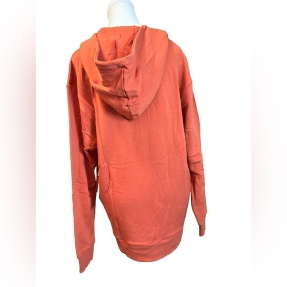 FEAT | Coral TreeCell Plush Oversized Zip-Up Hoodie (M) - Picture 5 of 11